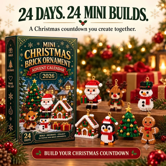 Holiday Countdown: 24-Day Buildable Christmas Ornament Advent Calendar
