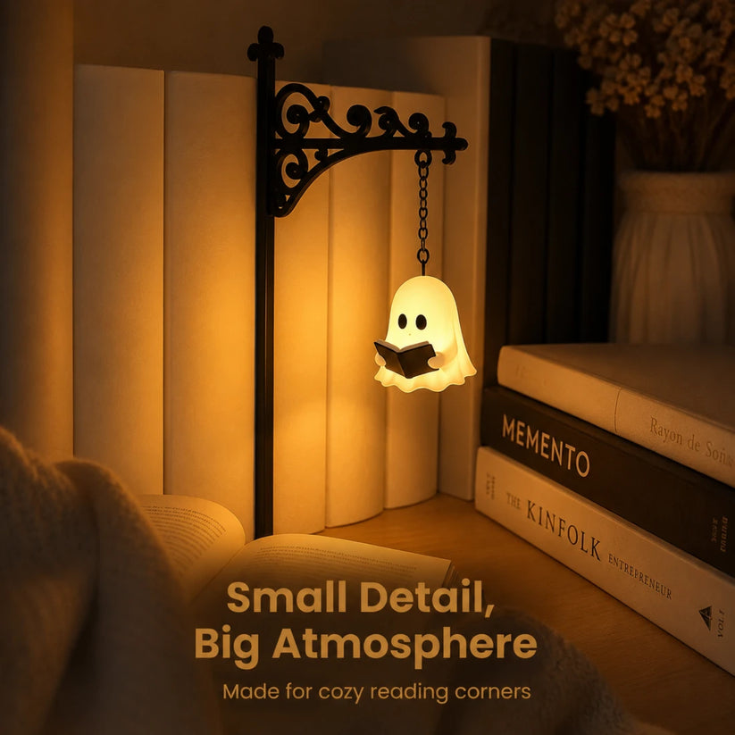 Book Nook Lamp: Miniature Street Lamp or Reading Ghost