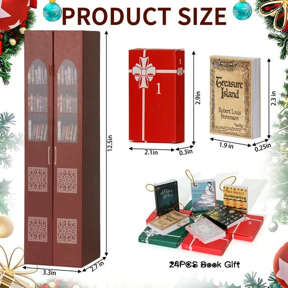 Mini Book Advent Calendar – 25 Classic Literary Miniatures for Book Lovers