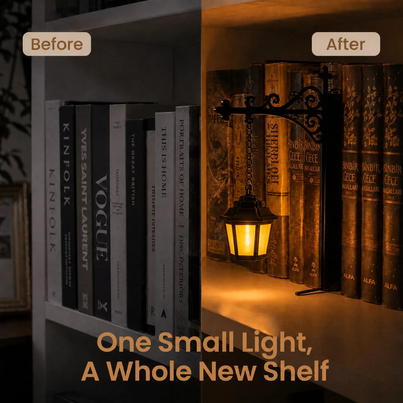Book Nook Lamp: Miniature Street Lamp or Reading Ghost